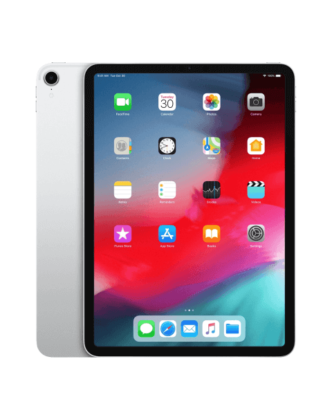 Refurbished iPad Pro 11-inch 64GB WiFi + 4G Zilver (2018)